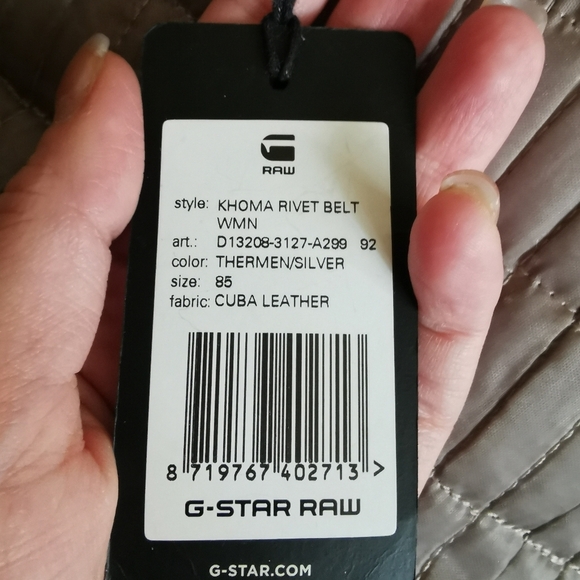 G-STAR leather belt bnwt